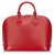 Louis Vuitton Rojo Epi Alma PM Roja Cuero  ref.157335