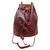 Chanel Handbags Brown Red Lambskin  ref.157414