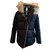 Sandro Coats, Outerwear Navy blue Polyester  ref.157452