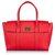 Mulberry Red New Bayswater Handbag Leather  ref.157615