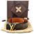 Ceinture Louis Vuitton Toile Marron  ref.157682