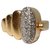 Autre Marque Gold and diamond signet ring Golden Yellow gold  ref.157774