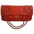 Chanel Classique Cuir Rouge  ref.157844