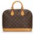 Louis Vuitton Brown Monogram Alma PM Leather Cloth  ref.157899