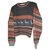 Autre Marque Vintage-Pullover im peruanischen Missionsstil Mehrfarben Wolle  ref.158097