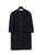 Chanel BLACK NAVY FR38/40 Dark blue Wool  ref.158108