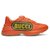 Sapatilhas Gucci Orange Logo Rhyton Laranja Couro  ref.158237