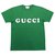 GUCCI  PRINT OVERSIZE T-SHIRT XL GREEN BRAND NEW Cotton  ref.158244