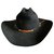 Stetson Cowboy Texas XXXX Black Wool  ref.158277