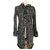 Luisa Spagnoli Schwarz-weißer Mantel im Chanel-Stil aus Woll-IT42 Wolle  ref.158298