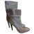 Autre Marque Taupe leather ankle boots, stuffed T38,5 The Sellers  ref.158313