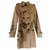 trench coat Burberry the Sandringham small doodle print 2019 Caramel Cotton  ref.158421