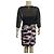 Abito Diane Von Furstenberg Cadman in seta multicolore Nero - vista 3