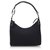 Gucci Black GG Canvas Shoulder Bag Leather Cloth Cloth  ref.158768