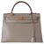 Hermès Saco de Hermes Kelly 32 Bege Couro  ref.158927