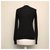 Moschino Cheap And Chic Schwarzer Wollstrickpullover  - Ansicht 3