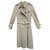 trench coat vintage Burberry para mulher 44 Condição perfeita Bege Algodão Poliéster  ref.159092