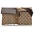 Gucci Brown GG Canvas Belt Bag Beige Leather Cloth Cloth  ref.159213