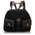Gucci Black Bamboo Suede Drawstring Backpack Leather  ref.159214