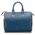 Louis Vuitton Blue Epi Speedy 25 Pelle  ref.159230