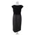 Impresionante vestido ESCADA Negro Gris Lana  ref.159325