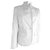 Balmain Stand Collar Leather Jacket White  ref.159506