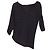 Iceberg asymmetrisches Stricktop schwarz