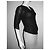 Iceberg asymmetrisches Stricktop schwarz - Ansicht 3