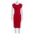 Diane Von Furstenberg Thane Wollkleid rot