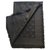 Louis Vuitton LOUIS VOUITTON STYLE MONOGRAM SHAWL STOLA NEW Dark grey Silk Wool  ref.159835