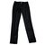Chanel Pantalones, polainas Negro Algodón Encaje  ref.159869