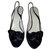 Prada Satin sandals Black  ref.159937