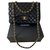 Chanel Jumbo Black Leather  ref.159941