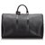 Louis Vuitton Black Epi Keepall 55 Negro Cuero  ref.160035