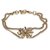 Chanel Silber Schneeflocke Kristall Armband Metall  ref.160071