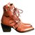 Chloé Rylee Ankle Boots Light brown Leather  ref.160127