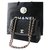Timeless Chanel classic fabric bag Black Cloth  ref.160156