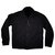 Gianfranco Ferré GIANFRANCO FERRE - chaqueta negra forrada de lana sherpa cálida de invierno, Talla L Negro Poliéster  ref.160162