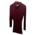 Diane Von Furstenberg Maryn wool dress Dark red Purple  ref.160164