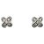 Boucles d'oreilles Chaumet, "Liens", or blanc et diamants.  ref.160345