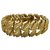 inconnue Yellow gold bracelet, leaf patterns.  ref.160346