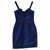 Bcbg Max Azria Dresses Navy blue Polyester  ref.160501