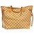 Louis Vuitton Neverfull MM Azur White Leather  ref.160596