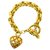Loewe heart bracelet Golden Gold-plated  ref.160613