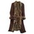 Superb Gucci coat in sheep returned Chocolate Fur  ref.160642