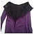 Autre Marque Asymmetrisches gerafftes Kleid Schwarz Lila - Ansicht 8
