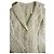 Nina Ricci Off White Ecru Wool Blend Boucle Gold Thread Button Front Coat sz 38 Blanco - Ansicht 5