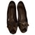Louis Vuitton Heels Dark brown Leather  ref.160846