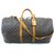 Louis Vuitton keepall 60 monogram shoulder strap Brown Leather  ref.160889