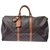 Louis Vuitton vintage Travel bag Brown Cloth  ref.161060